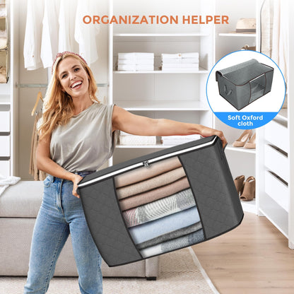 6Pcs 90L Large Storage Bags