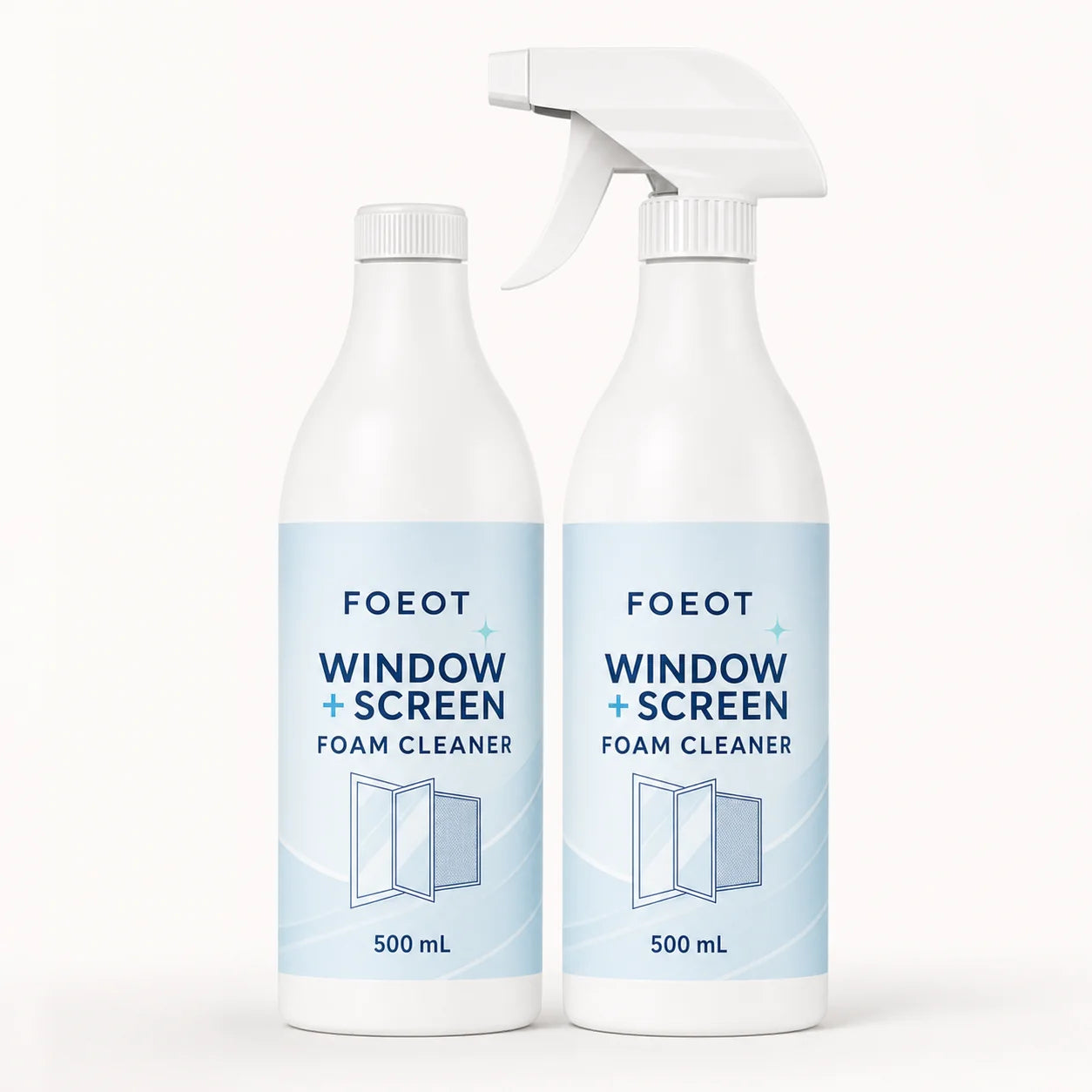 FOEOT Window + Screen Foam Cleaner — 500 mL