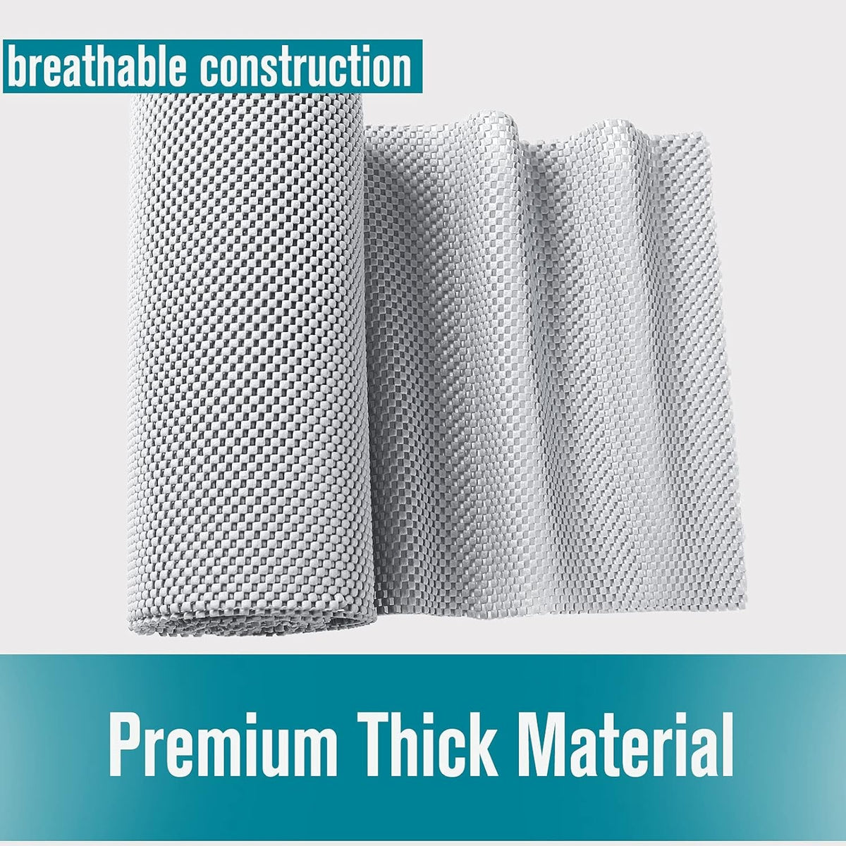 Premium thick breathable shelf liner material