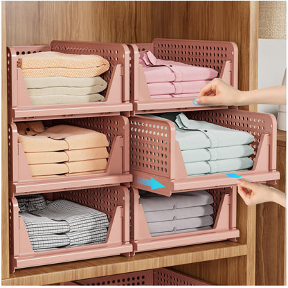 Upgraded Closet Organizers and Storage Basket