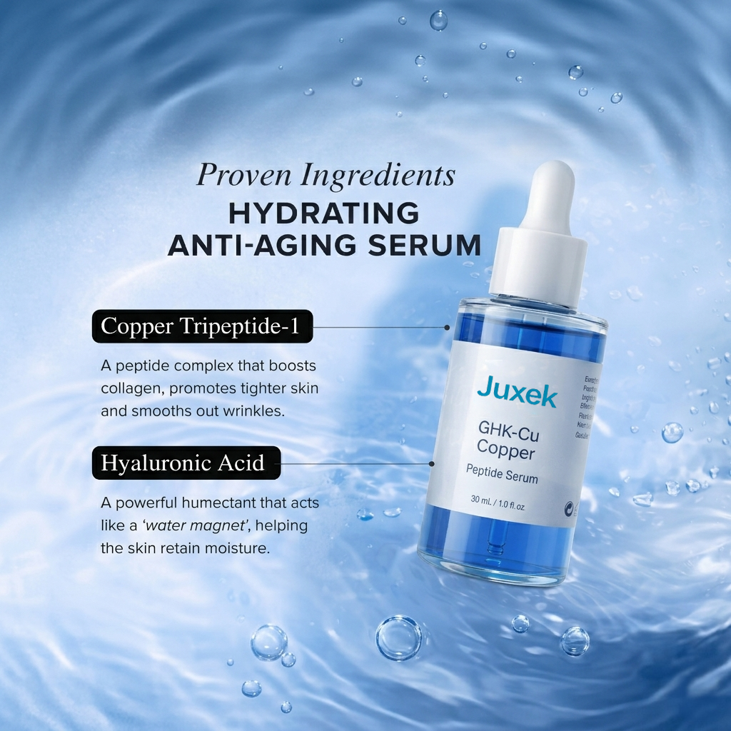 🔥 Buy 1 Get 1 FREE 💙 Juxek GHK-Cu Peptide Serum ✨