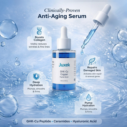 🔥 Buy 1 Get 1 FREE 💙 Juxek GHK-Cu Peptide Serum ✨