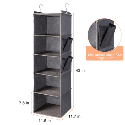 Hanging Closet Organize and Shelves