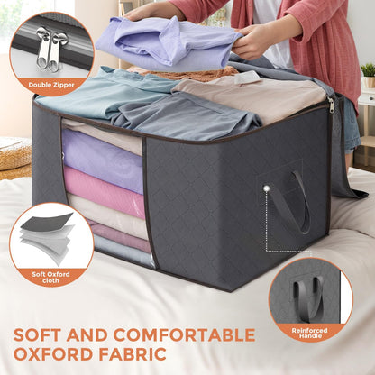 6Pcs 90L Large Storage Bags