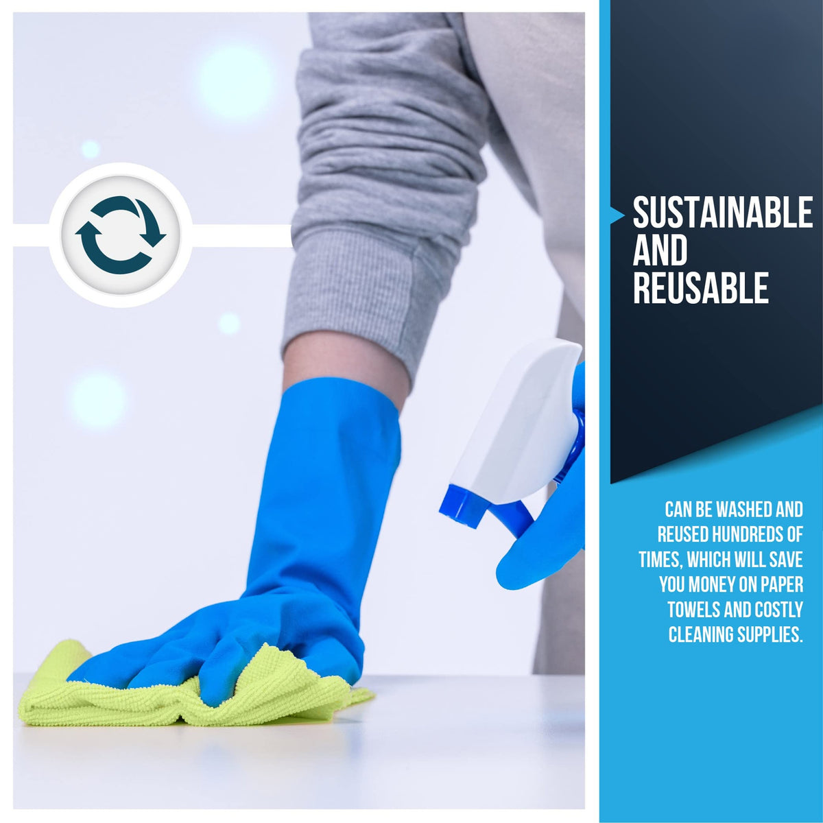 Microfiber Cleaning Cloths | All-Purpose | Assorted Colors | 36 Pack