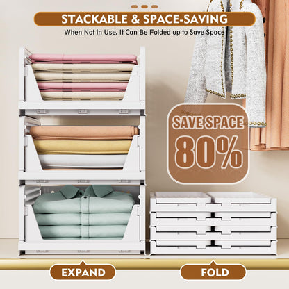 Upgraded Closet Organizers and Storage Basket