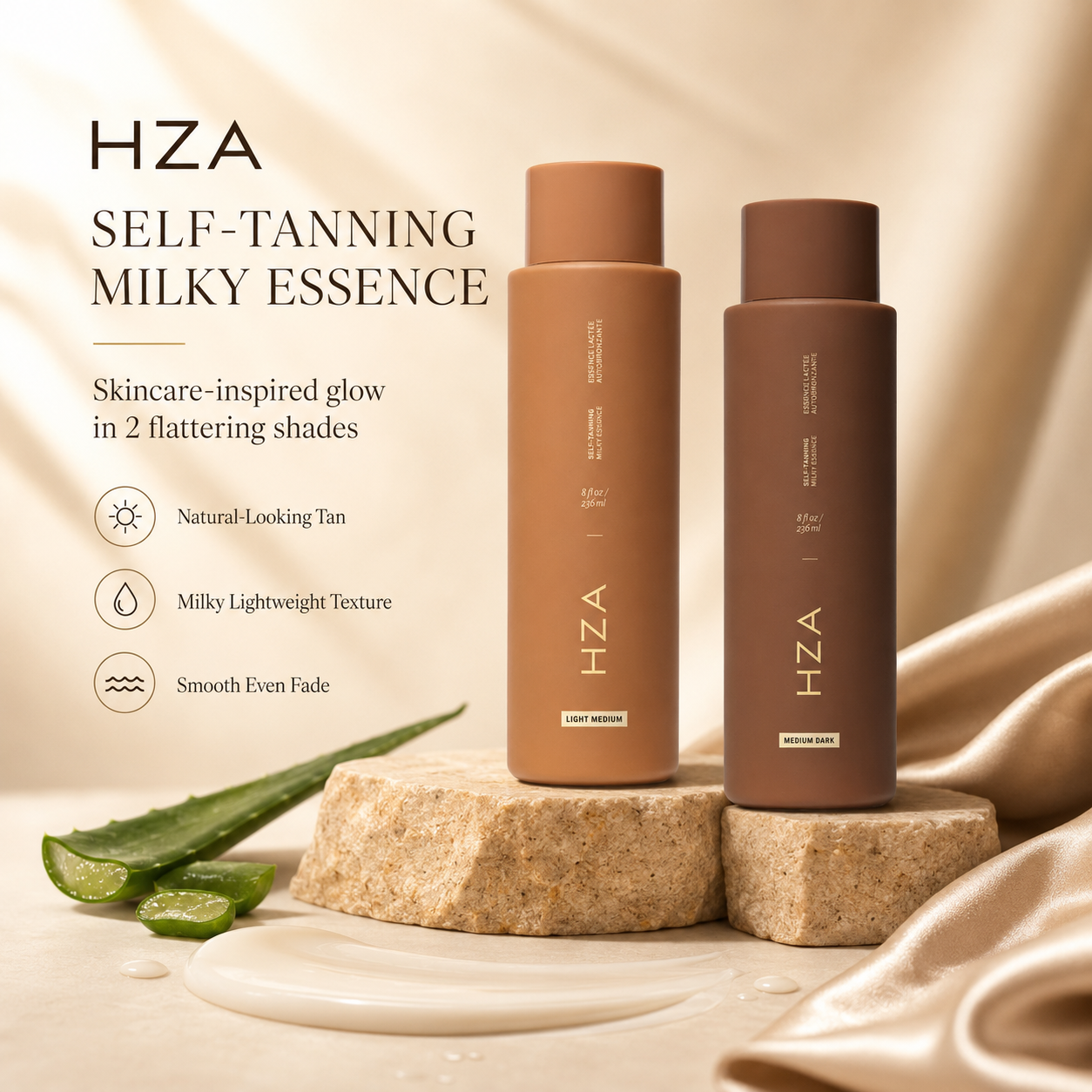 Buy 1, Get 1 FREE! 🎁—🌞 Sun-Kissed Glow Self-Tanning Milky Essence