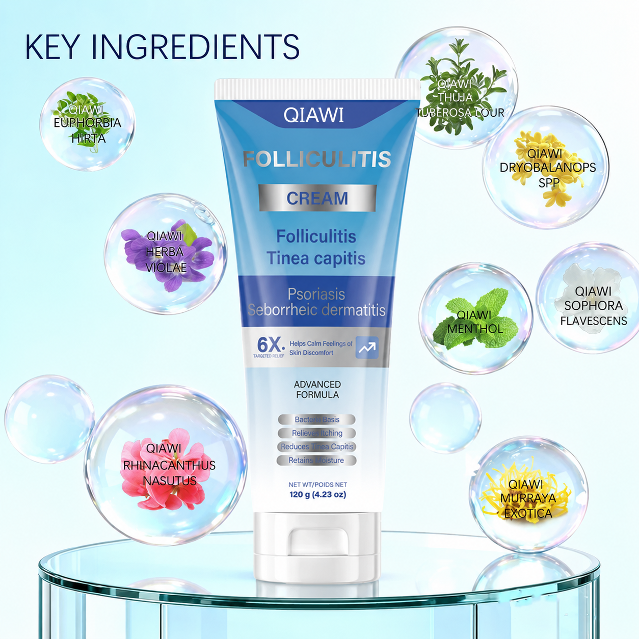 Folliculitis Soothing Cream for Folliculitis Scalp Face and Body✨
