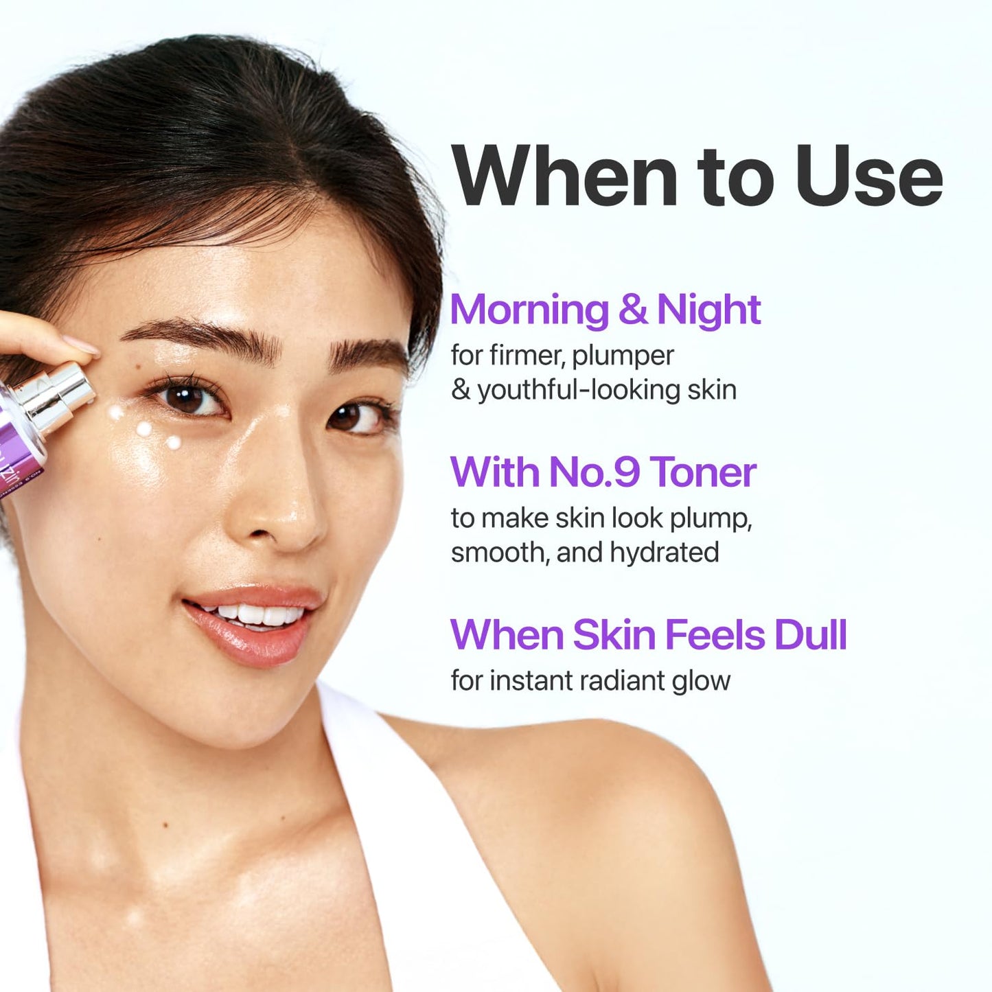 🎁 Buy one get one free today! HOAOT No.9 NAD+ 50 Peptide Firming Serum 💜 Suitable for face, neck, and body. Helps smooth fine lines and firm skin.