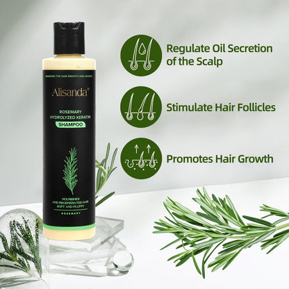 Buy 1 Get 1 FREE 🎁-Rosemary Shampoo | Hair Growth & Anti-Dandruff Scalp Treatment