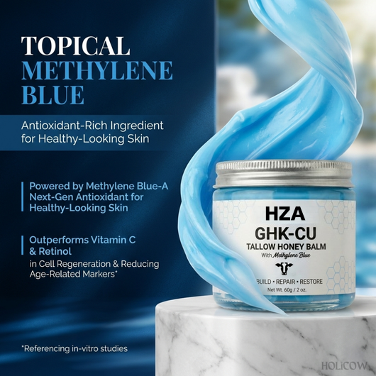 HZA GHK-CU  Tallow Honey Balm with Methylene Blue