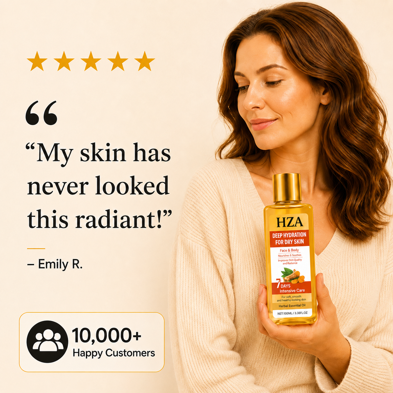 🎉Buy 1 Get 1 Free-HZA Body Glow Oil