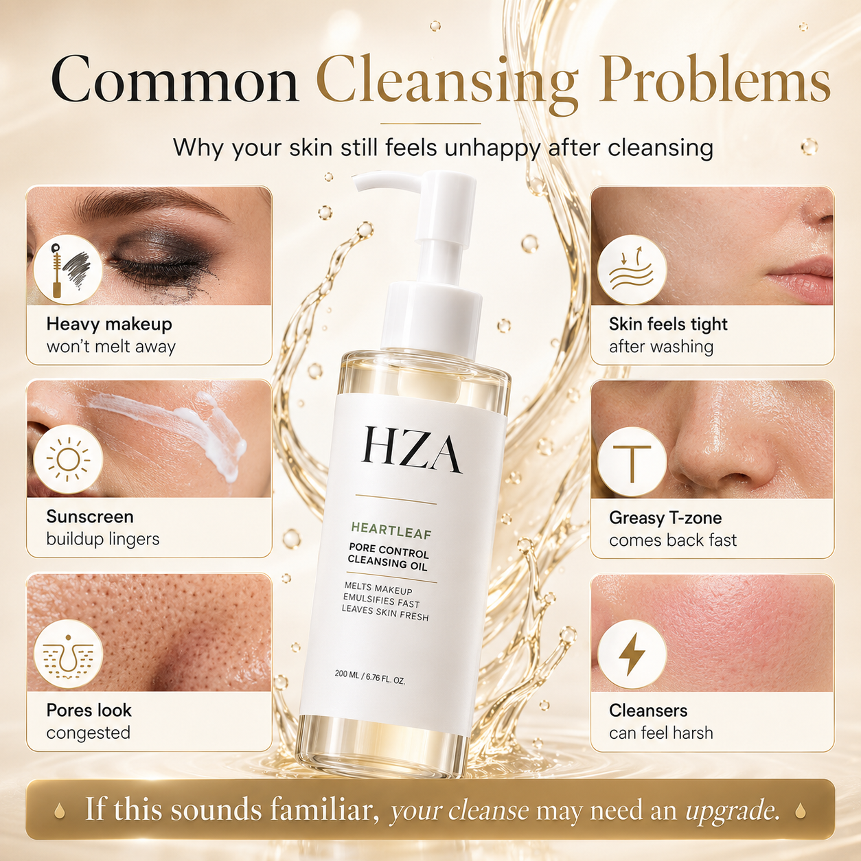 🎁 BUY 1, GET 1 FREE — HZA Purifying Cleansing Oil