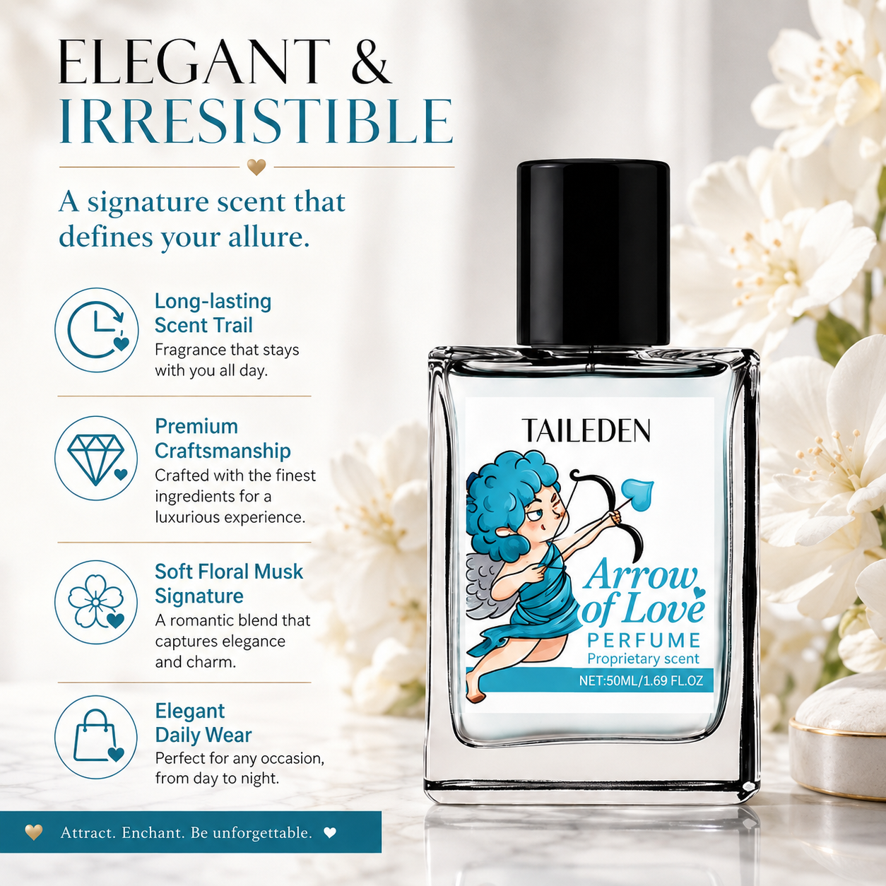 🎁 BUY 1, GET 1 FREE — Arrow of Love Sensual Floral-Musk Perfume ✨