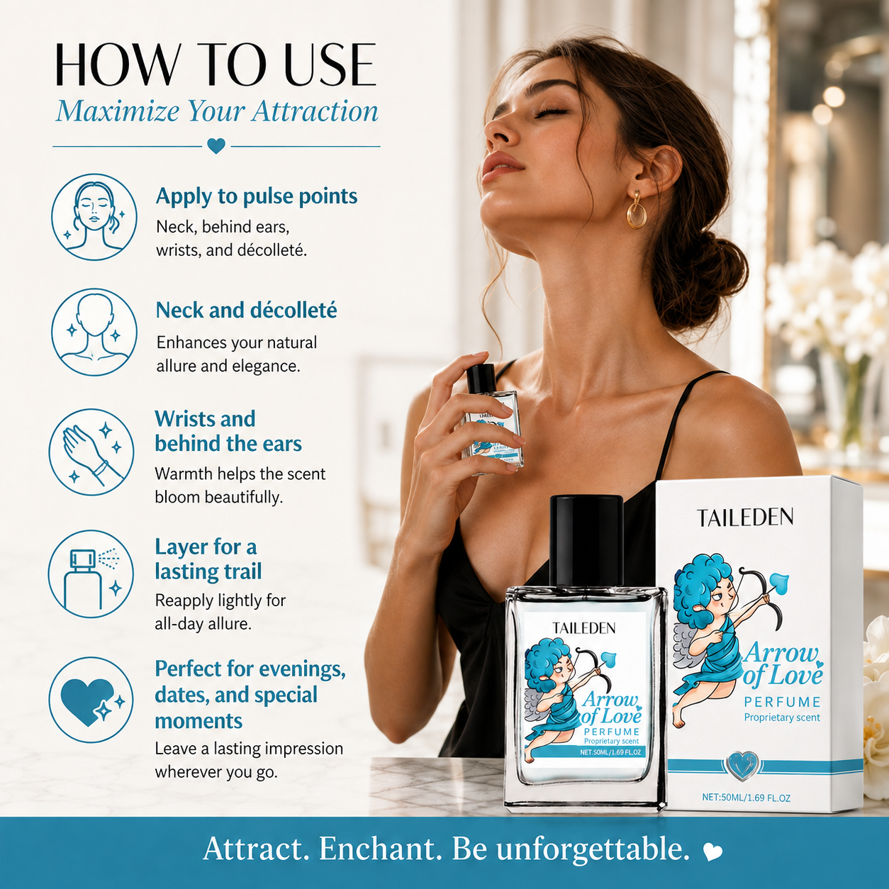 🎁 BUY 1, GET 1 FREE — Arrow of Love Sensual Floral-Musk Perfume ✨