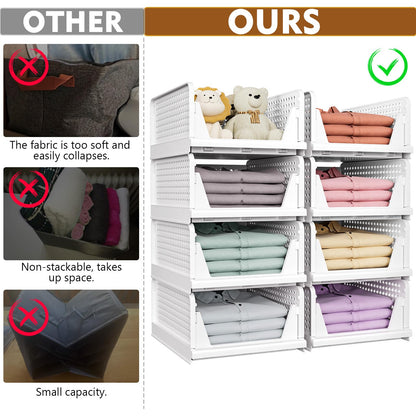 Upgraded Closet Organizers and Storage Basket